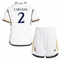 Real Madrid Daniel Carvajal #2 Hemmatröja Barn 2023-24 Kortärmad (+ Korta byxor)